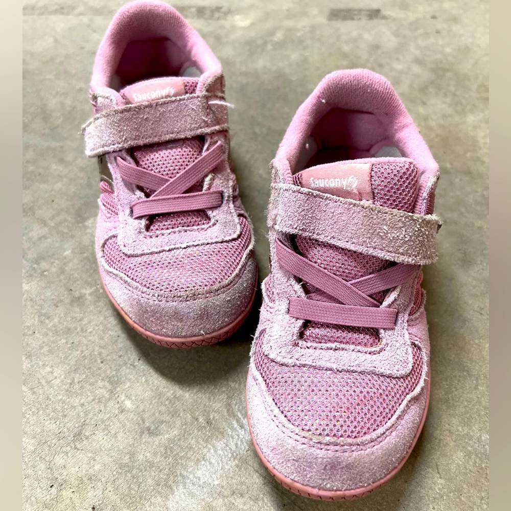 Saucony girls size 10 - worn